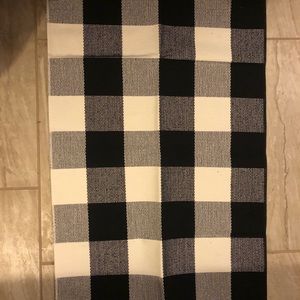Buffalo plaid doormat